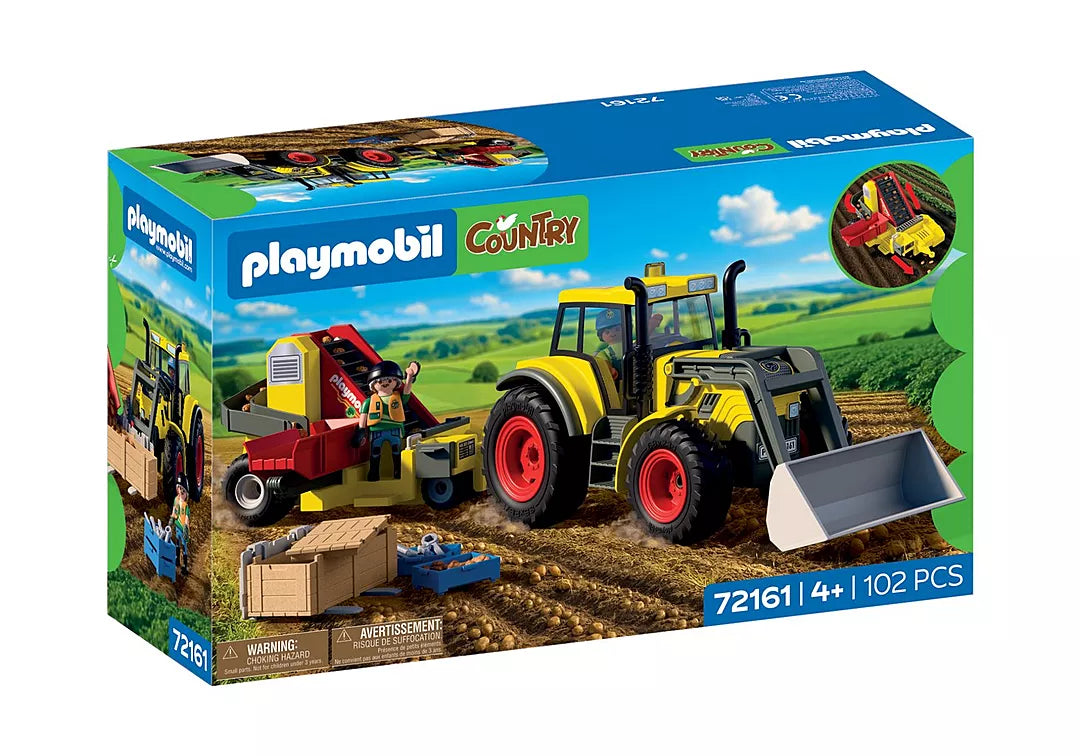 Country | Large Tractor with Potato Harvester
