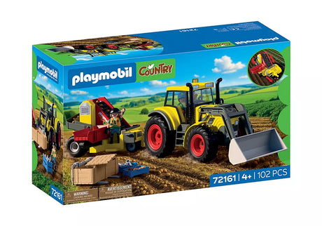 Country | Large Tractor with Potato Harvester toy set box