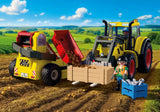 Country | Large Tractor with Potato Harvester