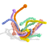 TwistDoodles colorful textured twistable sensory toys in bright playful colors