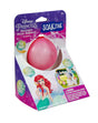 Pink reusable water balloon with Disney Princess packaging featuring Ariel and child playing outdoors