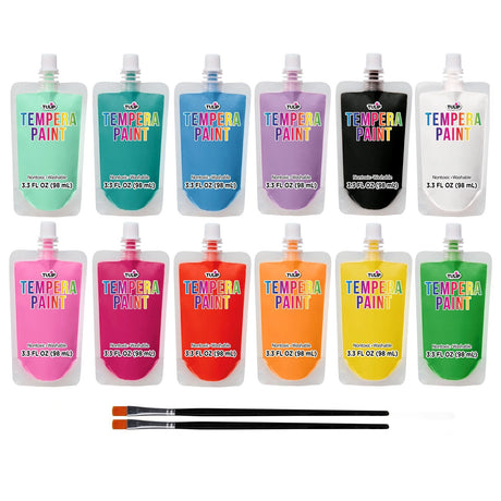 Tempera Paint 12-Color Kit