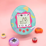 Handbag | Virutal Pet Friend Dog shaped like a retro virtual pet with zipper closure and adjustable strap.