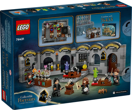 Harry Potter Hogwart's Castle: Potions Class LEGO set with Snape, Hermione, and potion-making classroom playset.