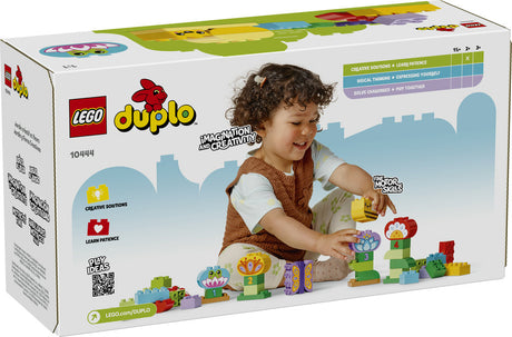 LEGO Duplo Creative Garden & Flowers with 45 bricks encourages preschool kids to build, learn colors, numbers, and develop motor skills.