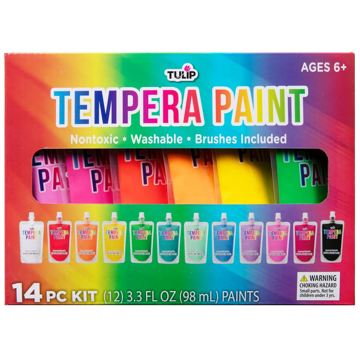 Tempera Paint 12-Color Kit