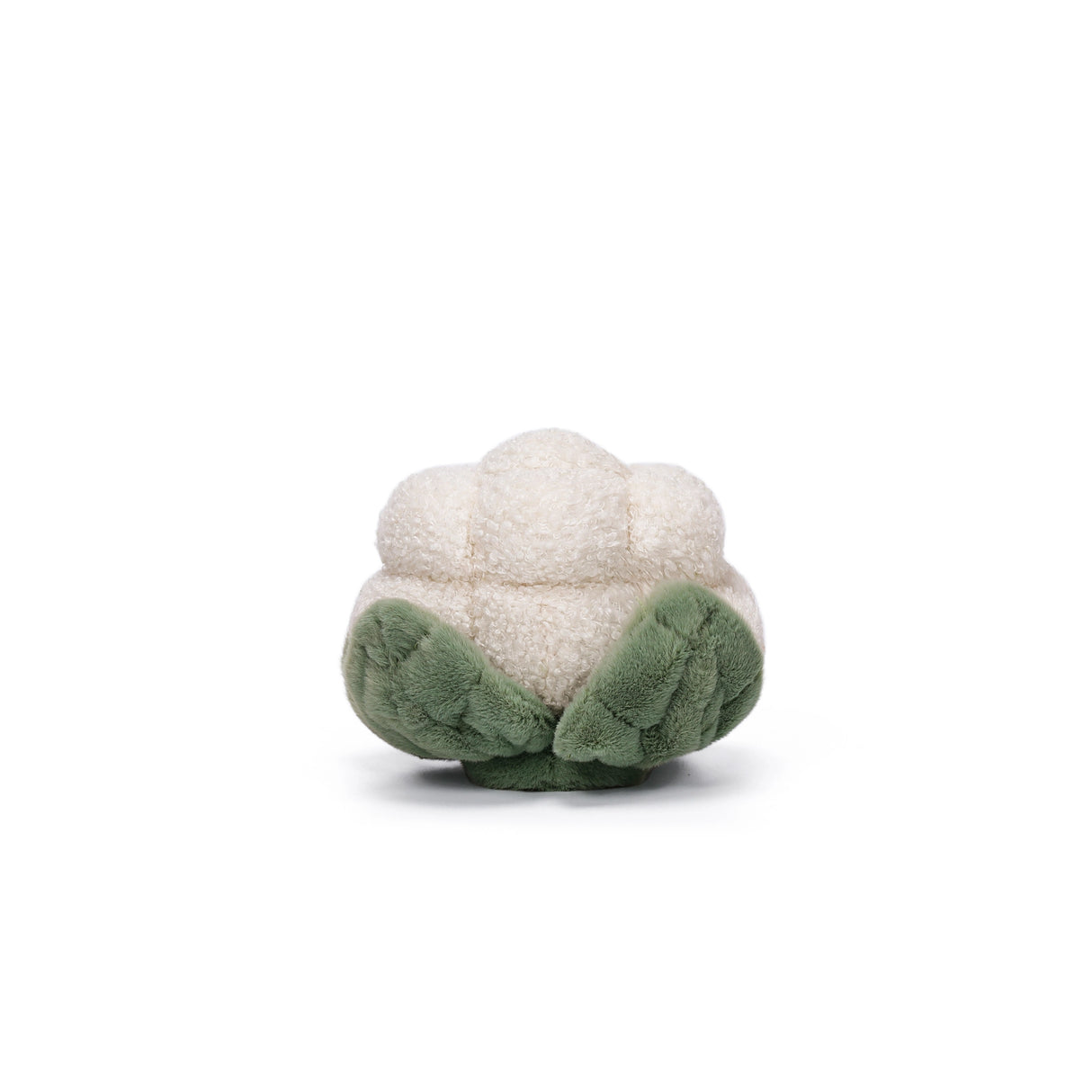 McHugs Weighted Chuffed Cauliflower plush toy in cream and green