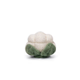McHugs Weighted Chuffed Cauliflower plush toy in cream and green