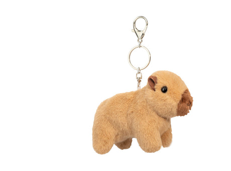 Capybara Bag Charm plush capybara keychain accessory