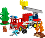 Duplo Fire Truck with Hose and Firefighter