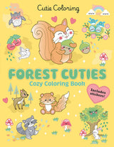 Cute Coloring: Forest Cuties