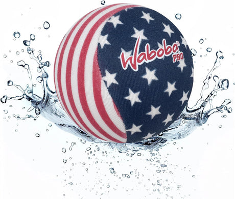 Waboba Pro | Stars & Stripes ball splashing through water