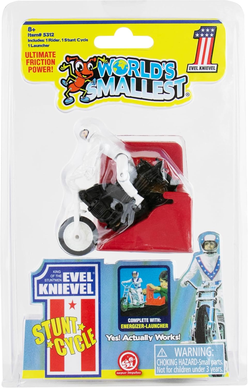 World's Smallest Evel Knievel Stunt Cycle