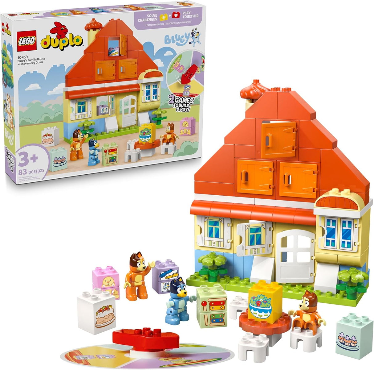 Duplo Bluey's Family House with Memory Game