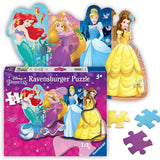 24pc Pretty Princesses Shaped Floor Puzzle