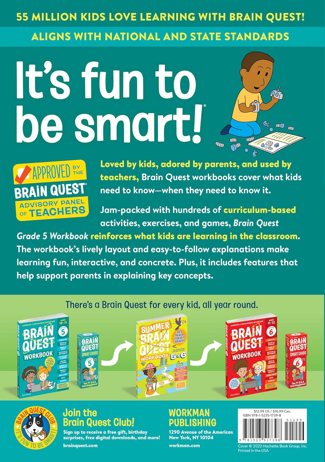 Brain Quest Workbook Grade 5