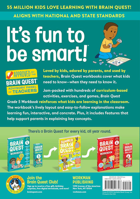 Brain Quest Workbook Grade 5