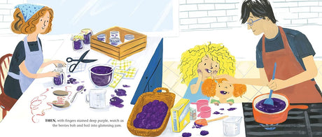 And Then Comes School features a family making homemade jam, capturing cozy morning preparations before school.