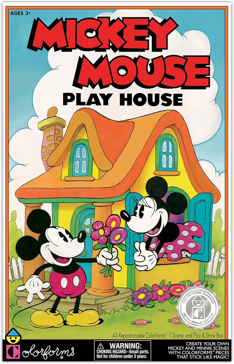 Colorforms Mickey Mouse Play House
