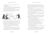 Complete Greek Myths open book pages with illustrated Greek mythology text