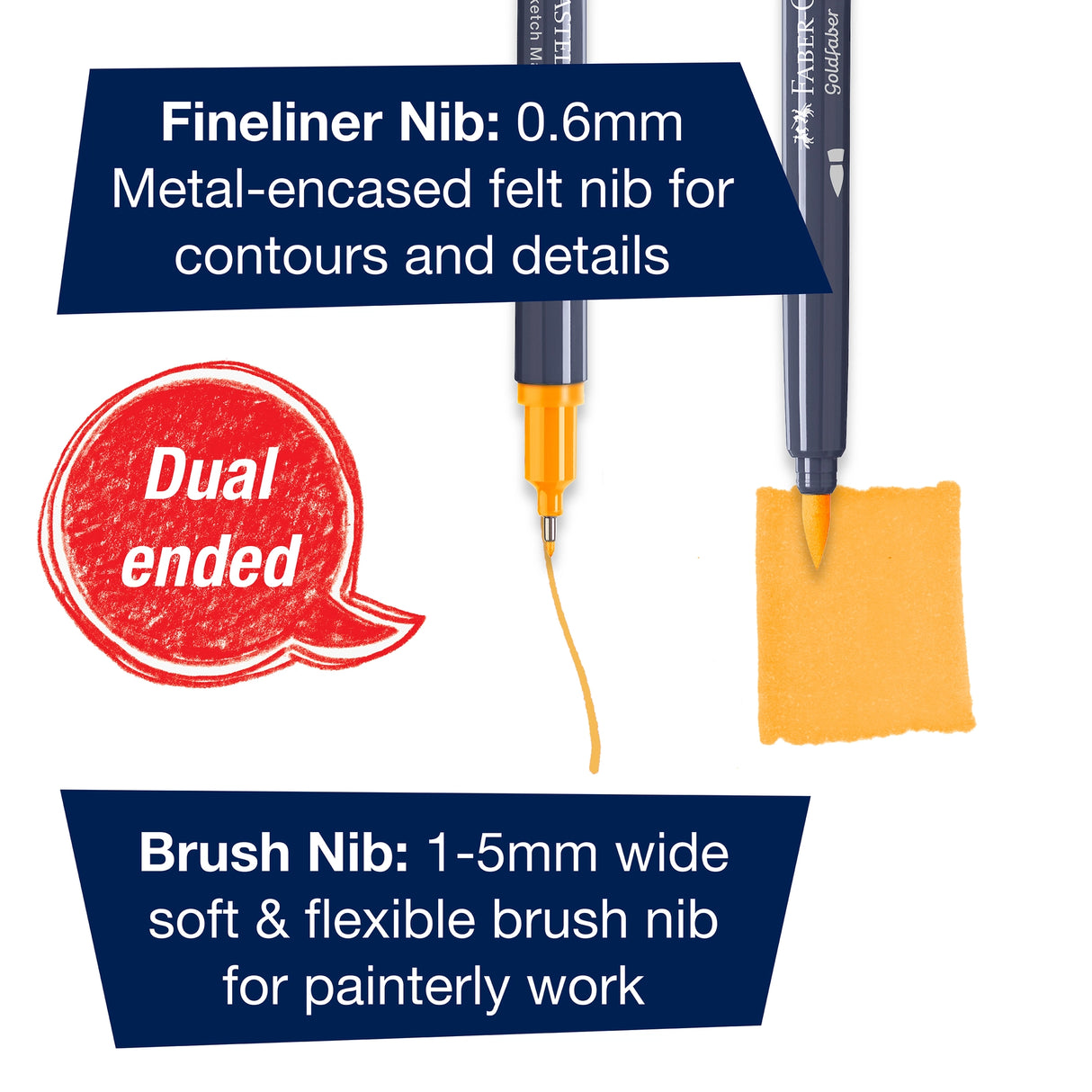 Goldfaber Bold & Easy Sketch Markers 4ct
