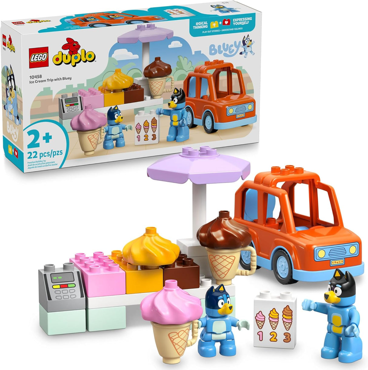 Duplo Ice Cream Trip with Bluey