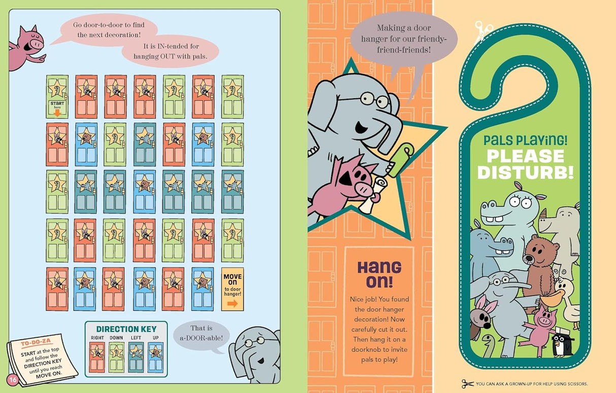 Elephant & Piggie Happy Pal-A-Palooza Activity Book