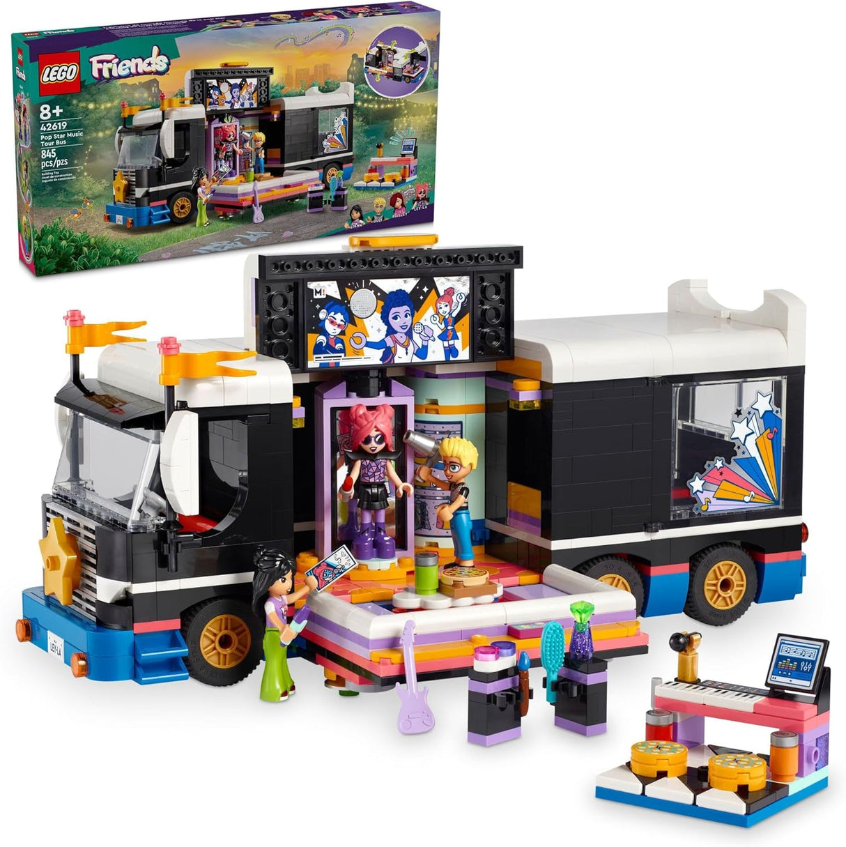 Friends Pop Star Music Tour Bus