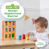 Sesame Street | Wooden Neighborhood Block Set