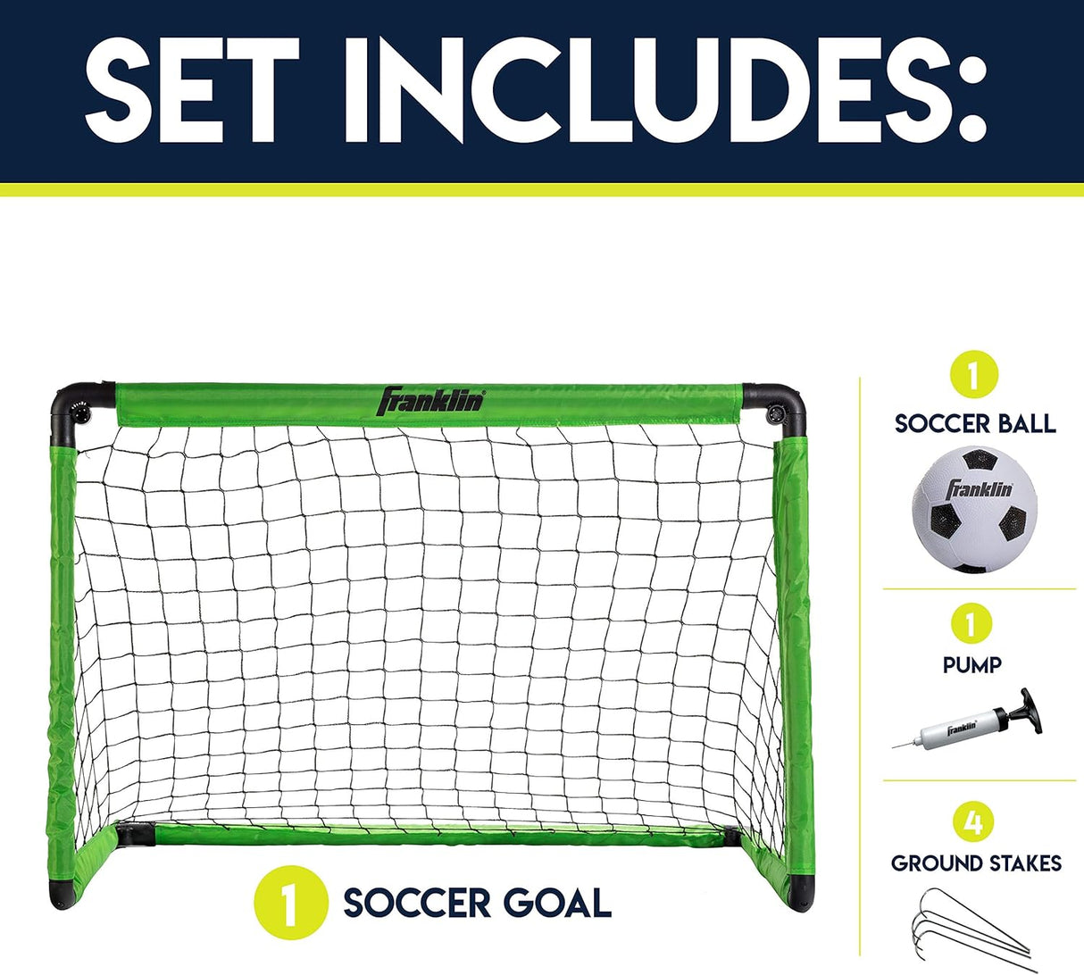 Soccer Goal with Ball & Pump