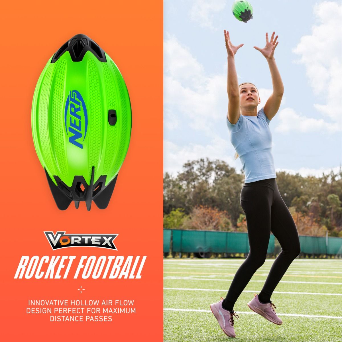 Nerf Vortex Rocket Football – Treehouse Toys