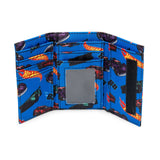 Hot Wheels Classic '68 Tri-Fold Wallet opened to show card slots and interior