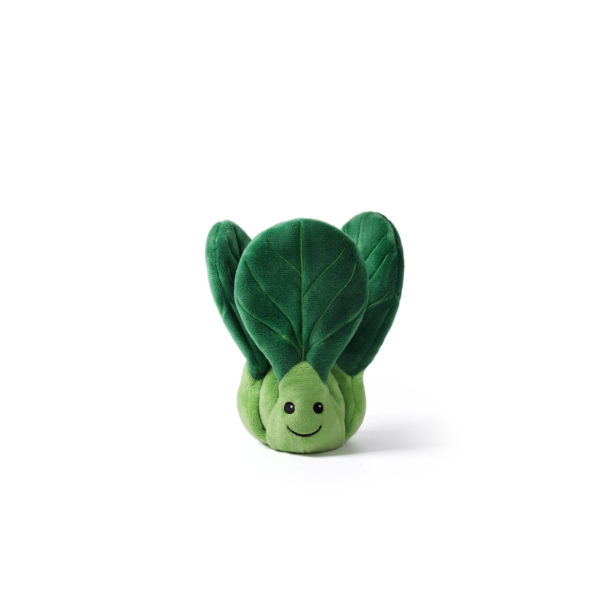 McHugs Weighted Delicious Bok Choy plush toy with a smiling face and leafy green design