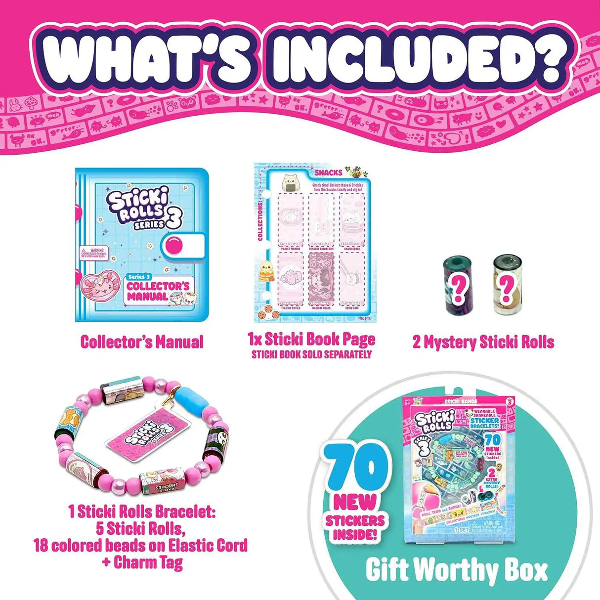 Sticki Rolls Sticki Band Series 3 Single