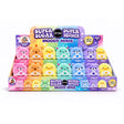 Super Duper Sugar Squisher Plush | Mini Moody colorful plush character display with smiling faces and heart details
