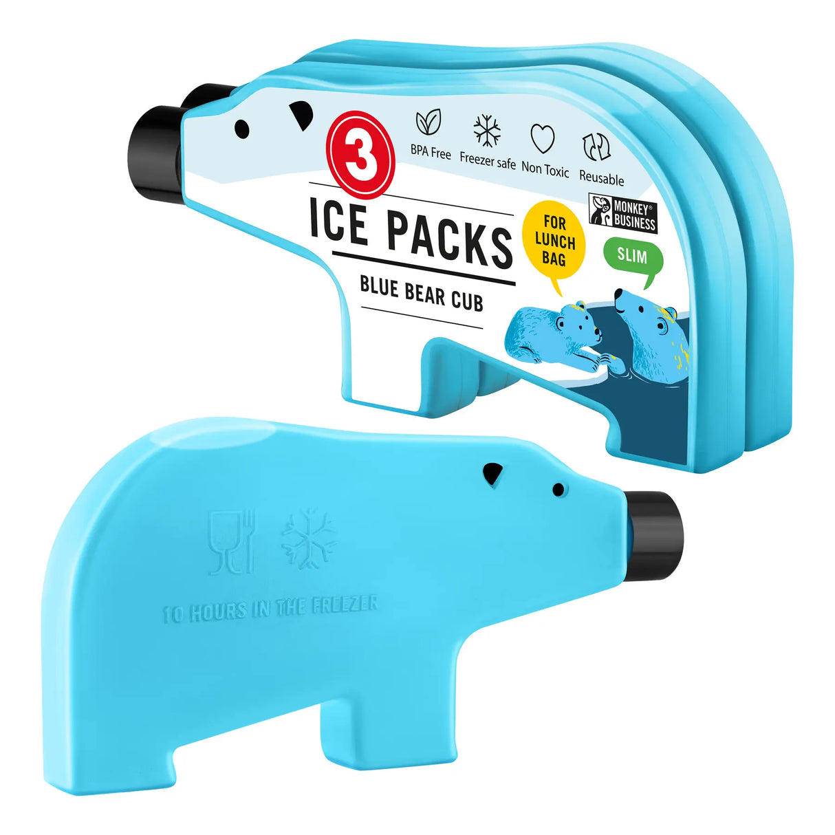 Ice Pack Set | Blue Bear Cub