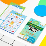 Road Trip and Getaway Game Pad with bingo and tic-tac-toe sheets offers fun screen-free games for all ages on the go