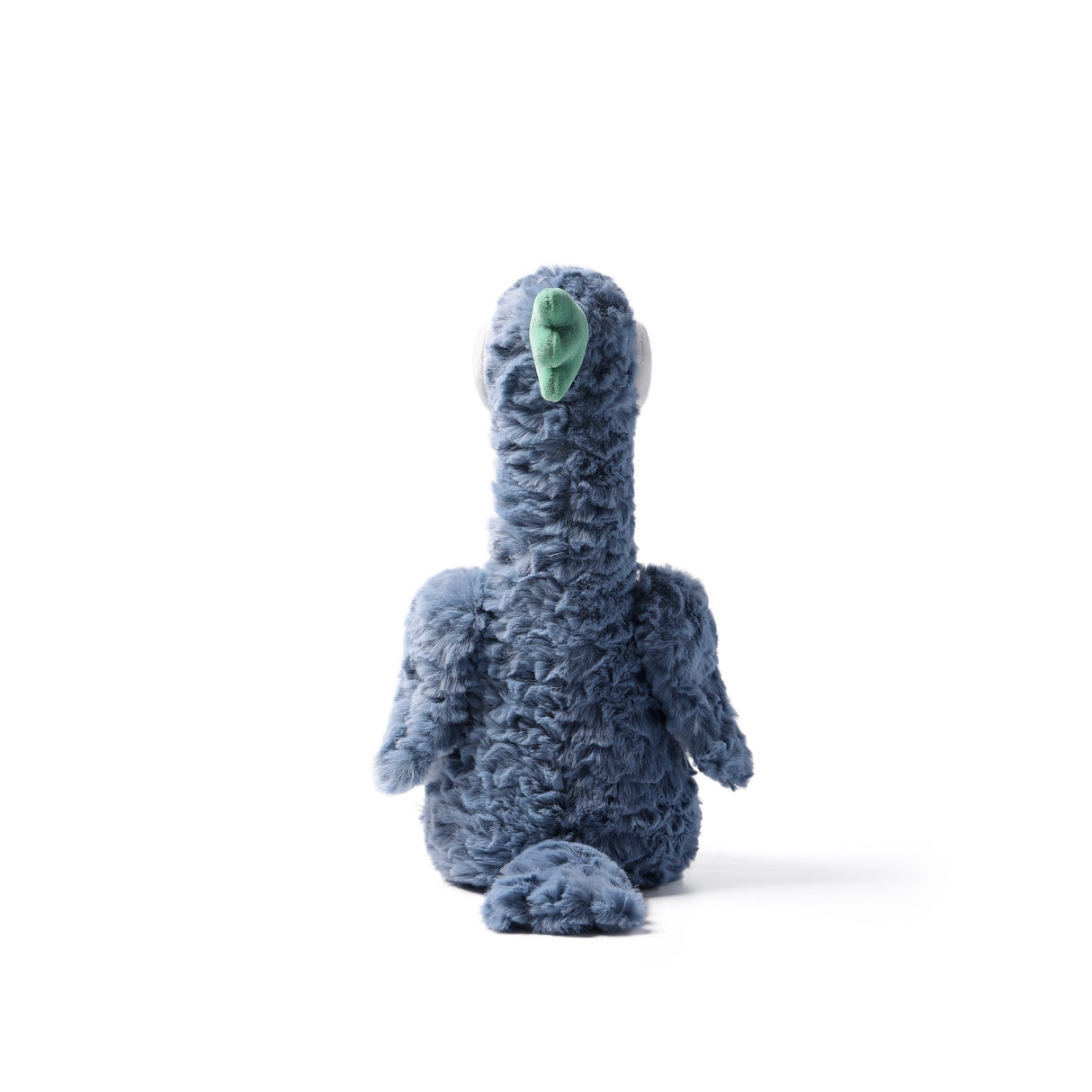 McHugs Weighted Big Eyed Bird soft blue plush bird with a green beak