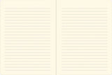 Open Axolotls Journal showing smooth, lined, cream-colored acid-free pages for writing or sketching