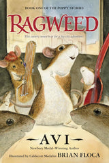 Cover of Ragweed showing illustrated mice playing musical instruments in a city setting.