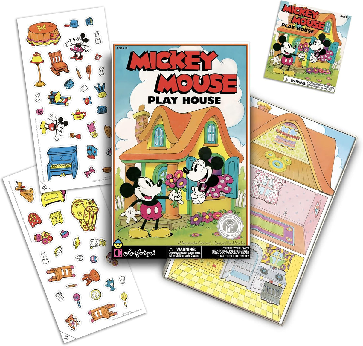 Colorforms Mickey Mouse Play House