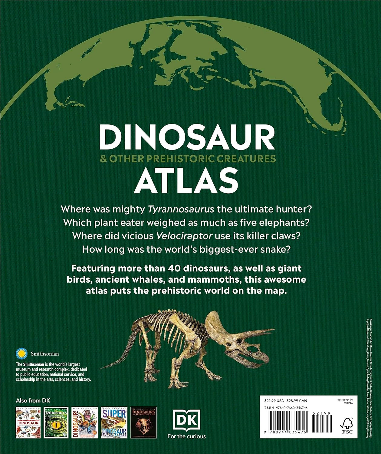 Smithsonian Dinosaur Atlas – Treehouse Toys