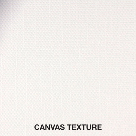 Close-up of white canvas-textured paper showing fine weave pattern ideal for painting and artistic use