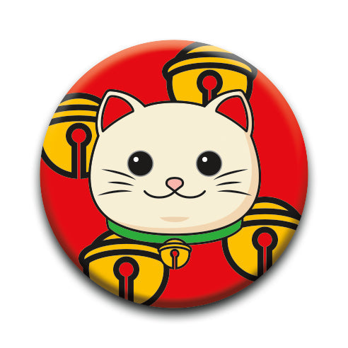 Lucky Cat Button