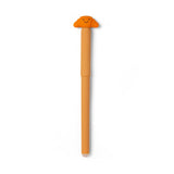 Erasable Gel Pen | Croissant orange gel pen with smiling croissant topper