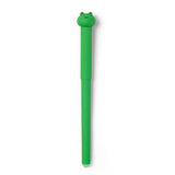 Erasable Gel Pen | Frog green gel pen with a cute frog topper
