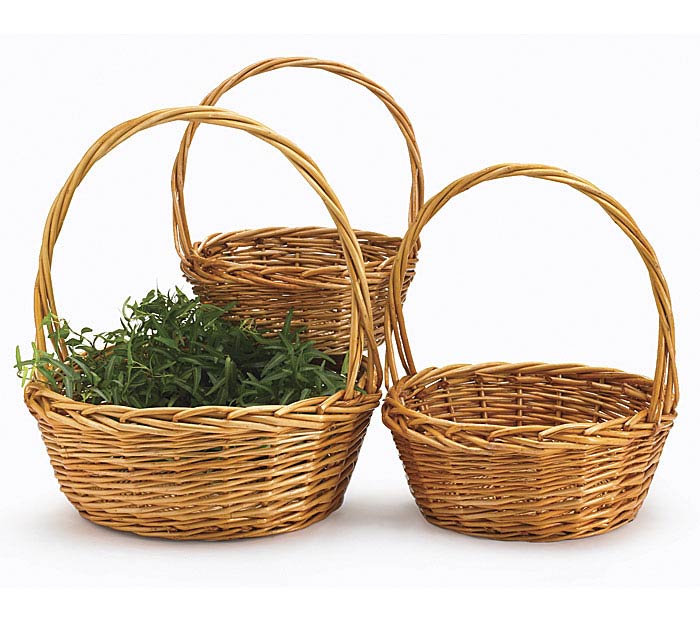 Round Willow Basket