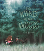 The Wand in the Woods illustrated cover showing a child chasing a dog through a forest