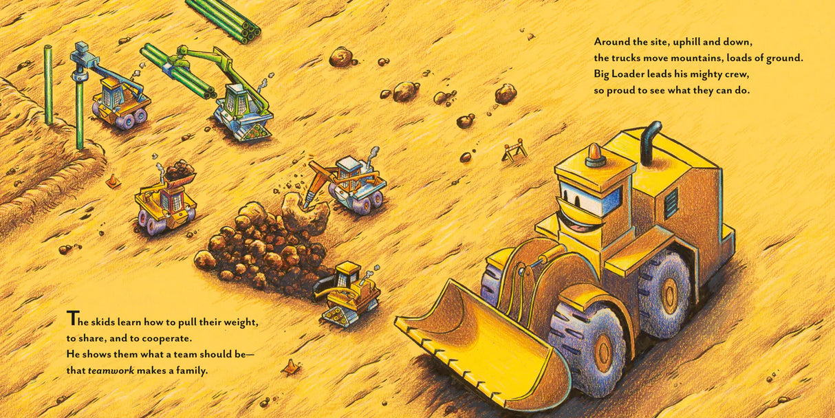Construction Site: Dad and His Crew Power Through!