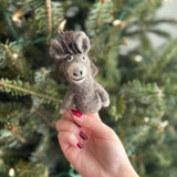 Felt Finger Puppet | Donkey